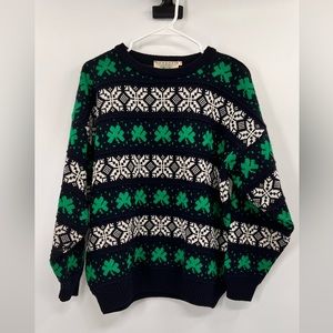 Blarney Woollen Mills Clover Crewneck Sweater